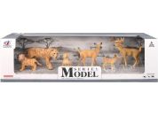 Series Model Svět zvířat rodina tygrů a srnečků