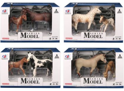 Series Model Svět zvířat sada 1, kůň a hříbě