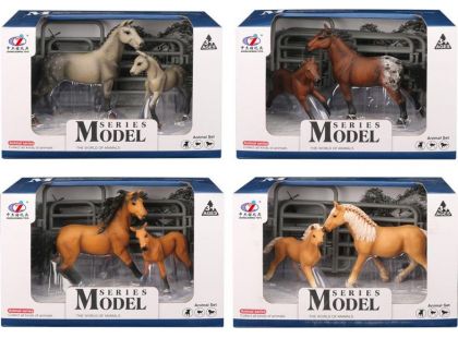 Series Model Svět zvířat sada 2, kůň a hříbě