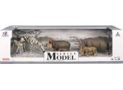 Series Model Svět zvířat zebry, hroši, nosorožci