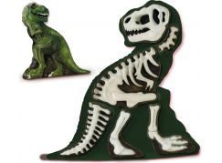 SES Sádrový komplet svítící kostra T-rexe