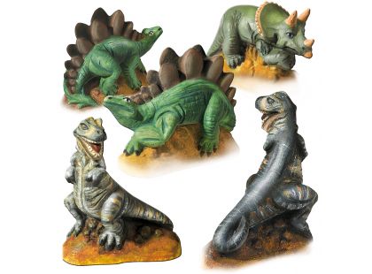 SES Sádrový trojkomplet Dinosauři