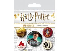 Set odznaků Harry Potter Nebelvír