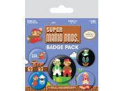 Set odznaků Super Mario Bross