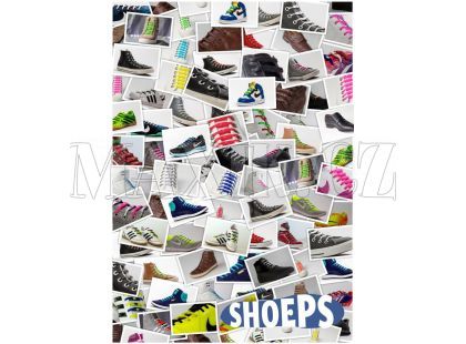 Shoeps Silikonové tkaničky - orange