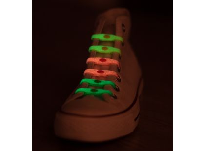 Shoeps Silikonové tkaničky - glow in the dark