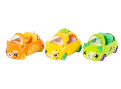 Shopkins Cutie Cars S1 - 3 pack Orange+Kiwi+Zappy