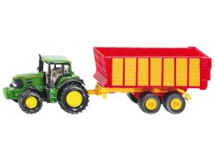 Siku 1650 John Deere 7530 s přívěsem na siláž 1:55 - Poškozený obal