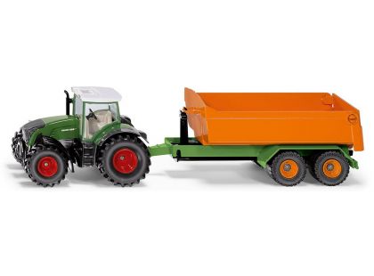 Siku Farmer traktor Fendt s vyklápěcím přívěsem