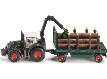 Siku Farmer Traktor s lesním přívěsem 1:87