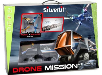 Silverlit RC auto + dron - DRONE Mission 2.4GHz
