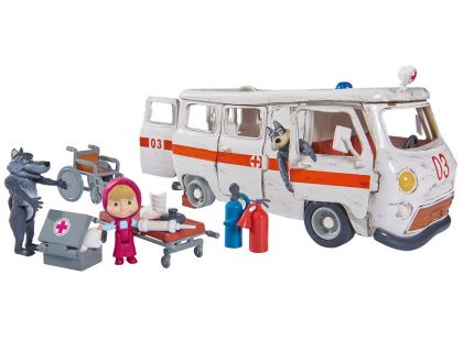 Simba Máša a medvěd Ambulance hrací set