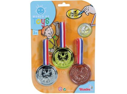 Simba Medaile 3ks - Zlatá, Stříbrná, Bronzová