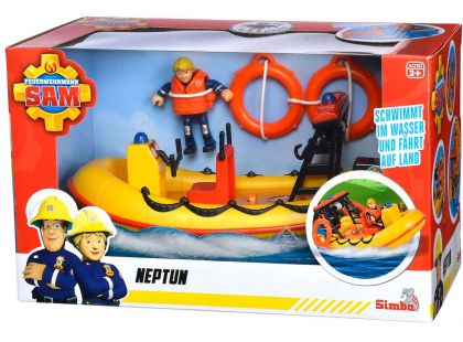 Simba Požárník Sam Člun Neptun s figurkou