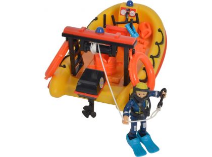 Simba Požárník Sam Záchranný člun Neptun s figurkou
