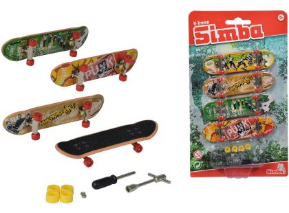 Simba Prstový skateboard set 4 ks