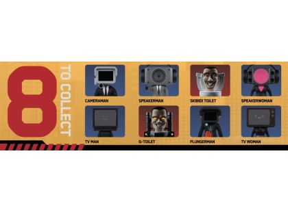 Skibidi Toilet minifigurky Mystery - Poškozený obal