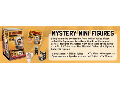 Skibidi Toilet minifigurky Mystery - Poškozený obal