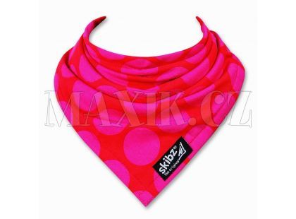 Skibz Bryndák/slinták tkaná bavlna Fuchsia Circles