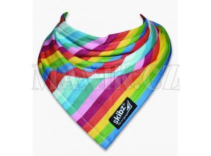 Skibz tkaná bavlna Rainbow bryndák/slinták