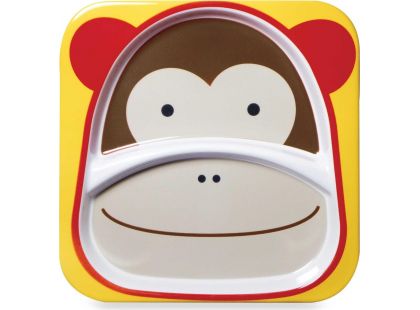 Skip Hop Zoo Talířek 2 v 1 - Opička