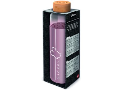 Stor Mickey Skleněná láhev s návlekem 585 ml