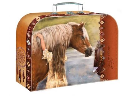 Školní kufřík Kůň s dívkou 25 cm