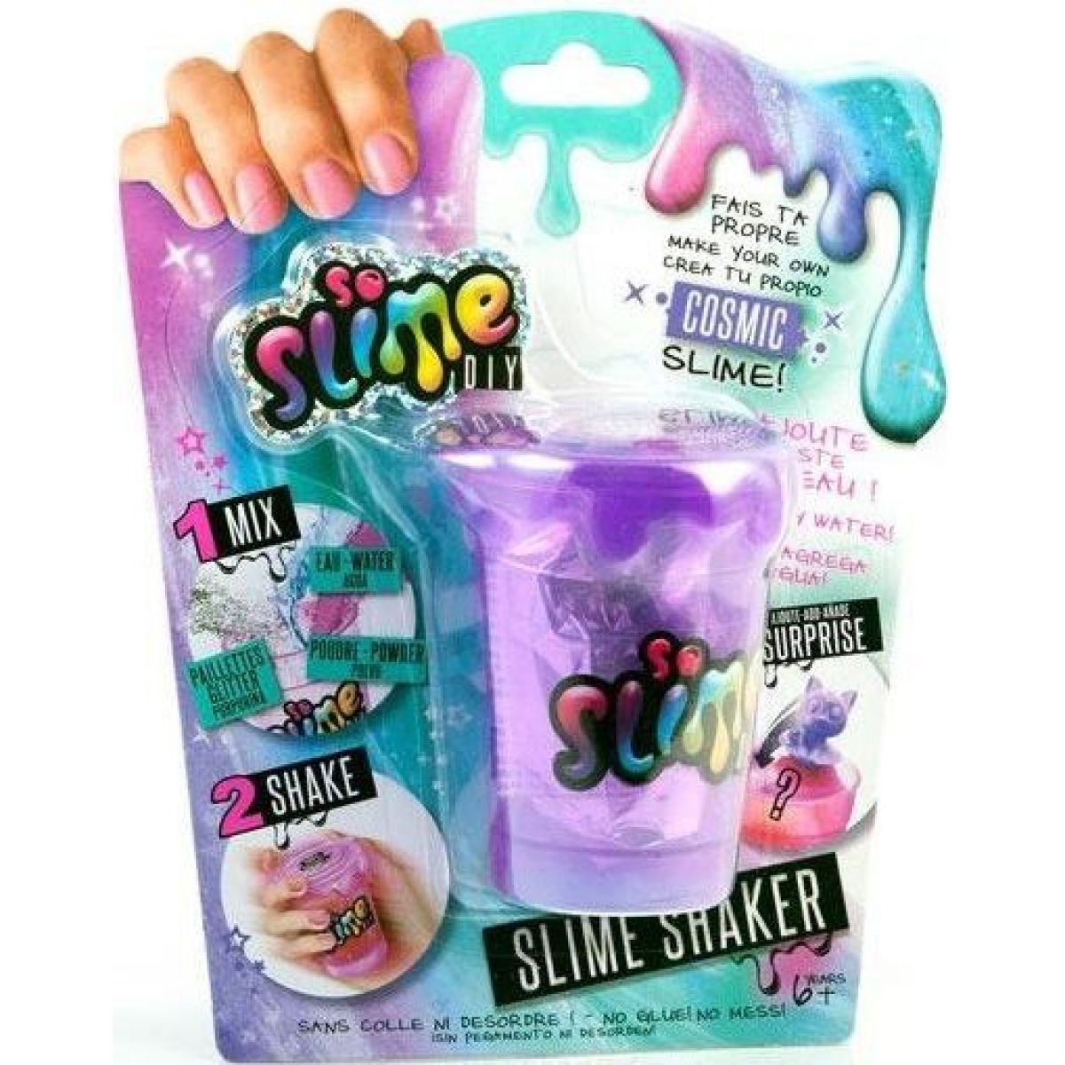 Slime sliz 1pack pro holky fialový Cosmic