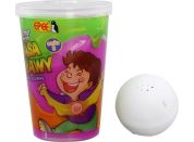 Slimy S3 sliz se svítící kuličkou fialový