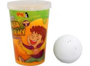 Slimy S3 sliz se svítící kuličkou oranžový