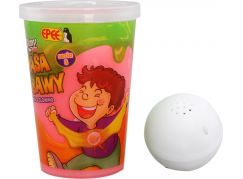 Slimy S3 sliz se svítící kuličkou růžový