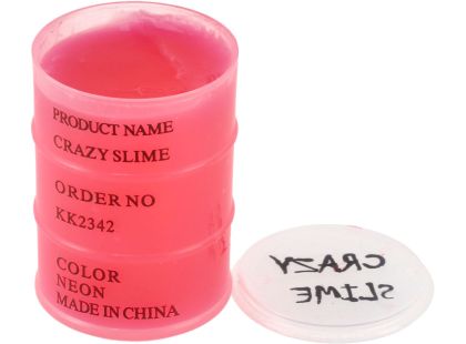 Sliz - hmota 80g neonová 8 x 5,5 cm 6 barev 12ks v boxu