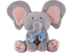 Sloník hra na schovávanou modrá mašle