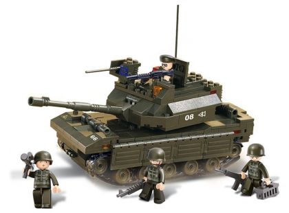Sluban Stavebnice tank Abrams 312 dílků