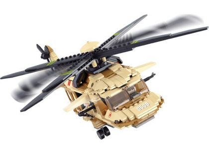 Sluban Stavebnice Vrtulník Black Hawk