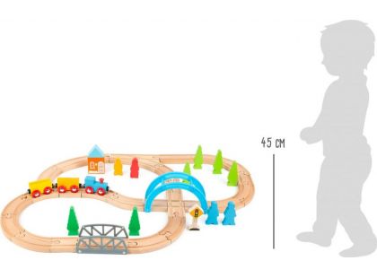 Small Foot Dřevěná vláčkodráha Journey