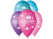Smart Balloons Nafukovací balonky princezny průměr 30 cm 5 ks