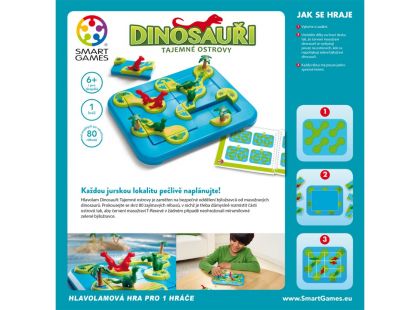 Smart Games Dinosauři - Tajemné ostrovy