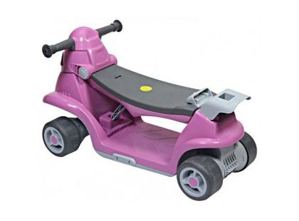 Smart Trike Odrážedlo auto All in one růžové