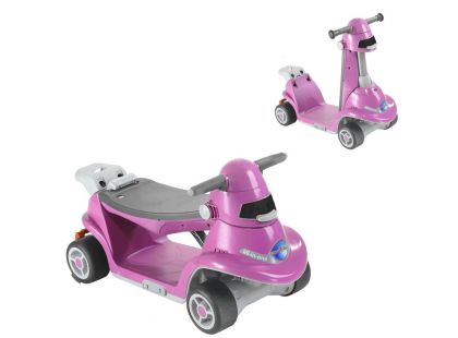 Smart Trike Odrážedlo auto All in one růžové