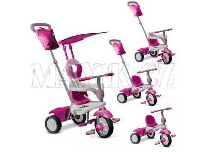 Smart Trike Tříkolka Joy 4v1 růžová