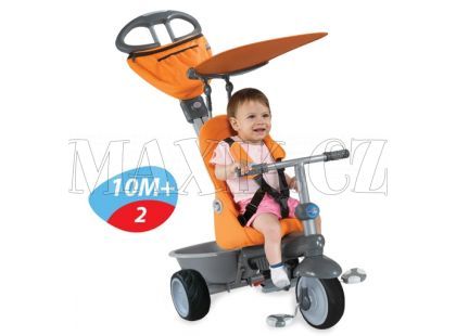 Smart Trike Tříkolka Recliner 4v1 oranžovošedá