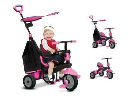 Smart Trike Tříkolka 3 v 1 Delight růžová