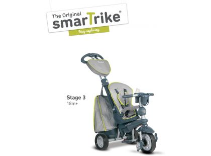 Smart Trike Tříkolka 5 v 1 Explorer Style šedá