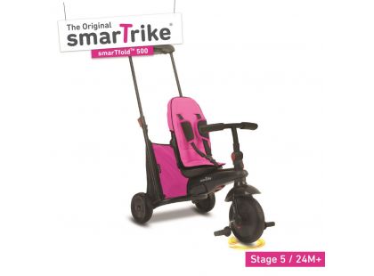 Smart Trike Tříkolka 7 v 1 Smartfold 500 růžová