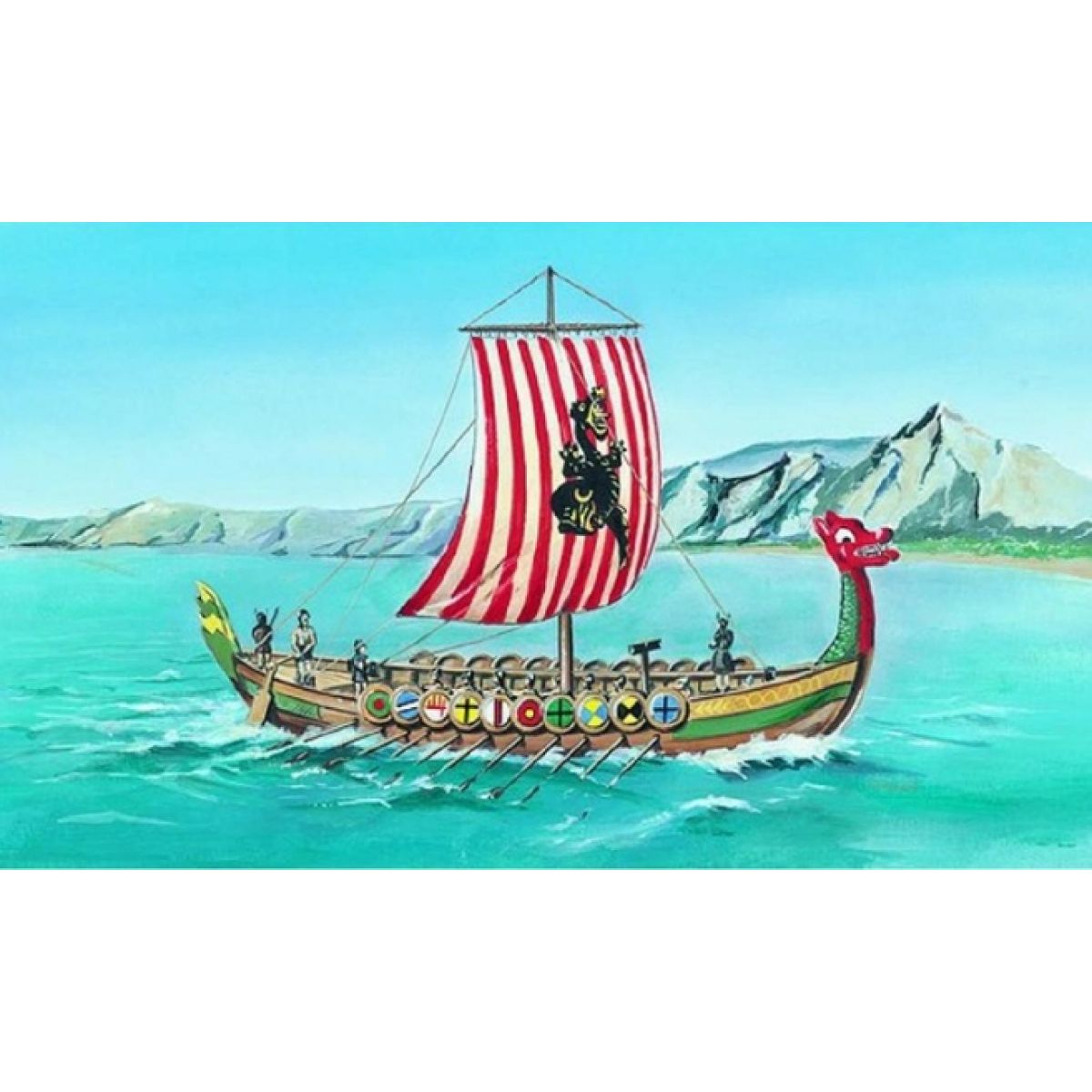 Směr Model lodě 1 : 60 Vikingská loď Drakkar