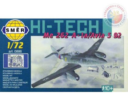 Směr Model Messerschmitt Me 262 A - la Avia S 92 HI TECH 1:72