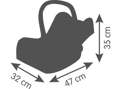 Smoby Autosedačka Maxi-Cosi pro panenky béžová Smoby Autosedačka Maxi-Cosi pro panenky béžová