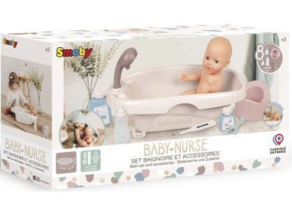 Smoby Baby Nurse Vanička pro panenky s příslušenstvím 0366