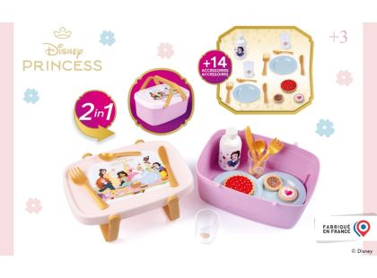 Smoby Disney Princess Piknikový koš  2 v 1